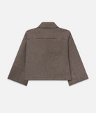 The Wool Mini Swing Jacket in Black Houndstooth-Jackets-Frame-Black Houndstooth-XS-Mercantile Portland
