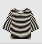 Theo Sweater-staging-ANINE BING-Black and White Stripe-XS-Mercantile Portland
