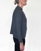 Time Funnel Knit Sweater-Sweaters-Amina Rubinacci-Black-38-Mercantile Portland