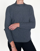 Time Funnel Knit Sweater-Sweaters-Amina Rubinacci-Black-38-Mercantile Portland