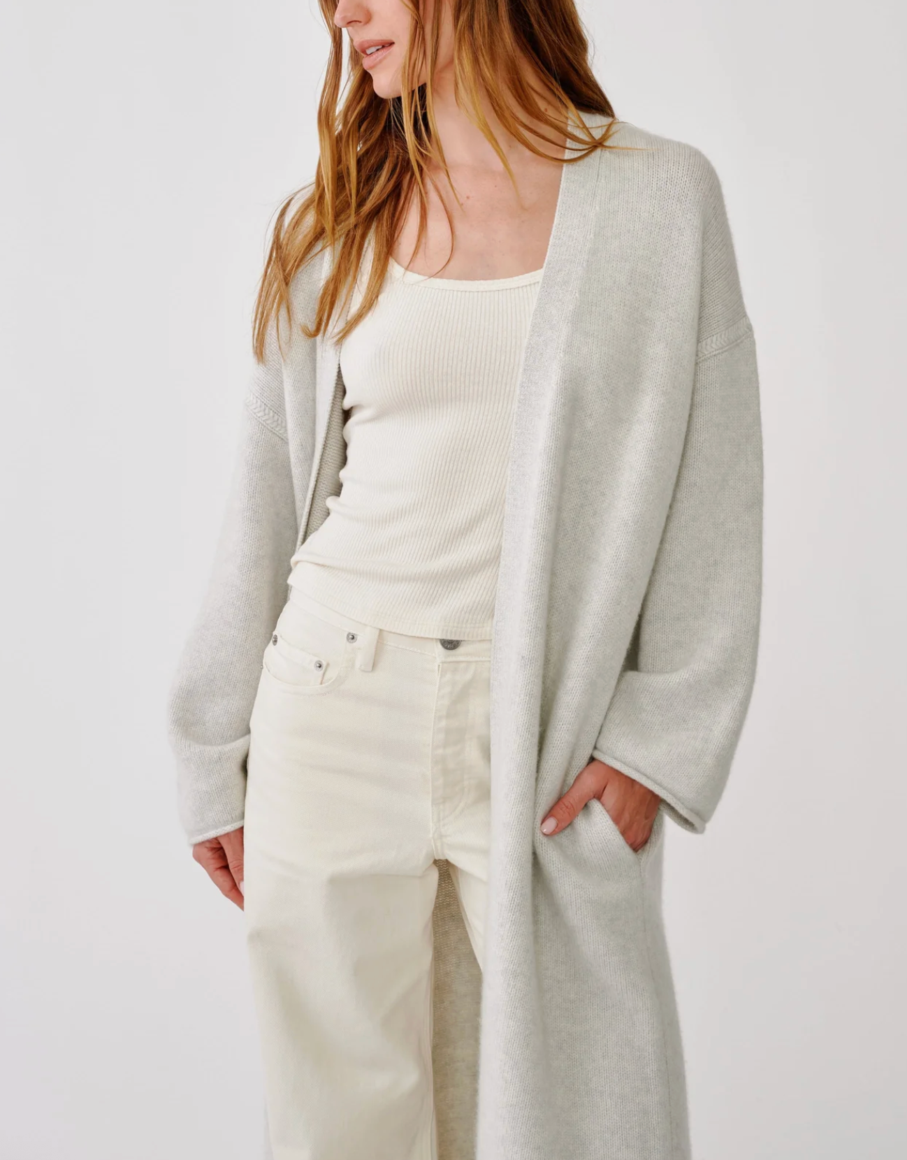 Toma Slouchy Duster-Sweaters-Sablyn-Blizzard-XS-Mercantile Portland