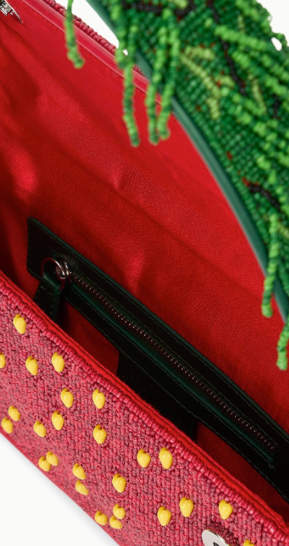 Tommy Beaded Bag-Accessories-Staud-Strawberry-OS-Mercantile Portland