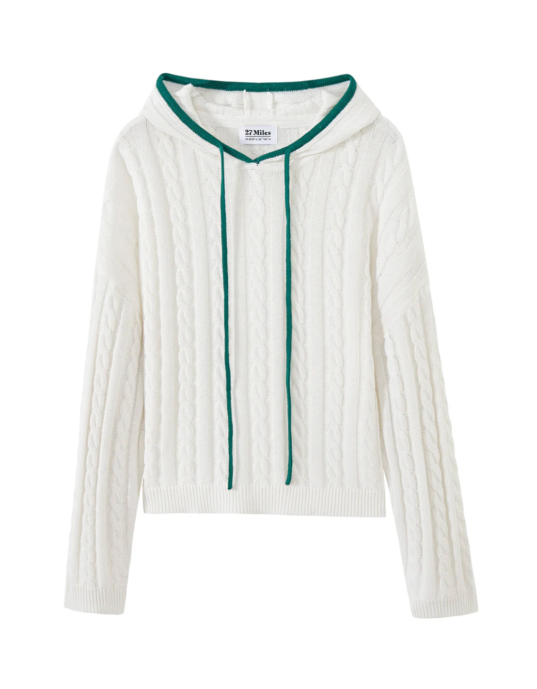 Tonga Sweater-Clothing-27 Miles-Cloud / Jade-XS-Mercantile Portland