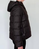 Tosca Hooded Cashmere Down Jacket-Clothing-Amina Rubinacci-Brown-38-Mercantile Portland