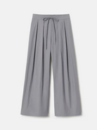 Travel Cotton Dean Wide Leg Ankle Pant-Clothing-Lafayette 148-Titanium-XS-Mercantile Portland