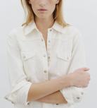 Travis Shirt in Cream-Shirts-Nili Lotan-Cream-XS-Mercantile Portland
