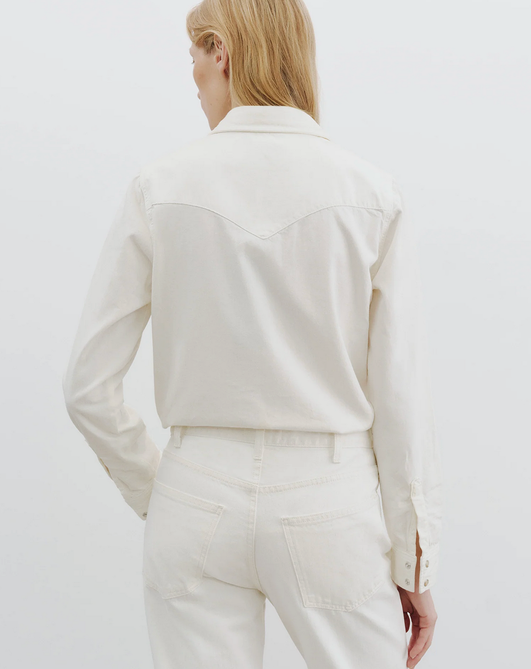 Travis Shirt in Cream-Shirts-Nili Lotan-Cream-XS-Mercantile Portland