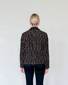 Trieste Multicolored Tweed Velvet Jacket-Jackets-Amina Rubinacci-Black Tweed-38-Mercantile Portland