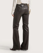 Trousers in matte stretch nappa leather-Pants-SEVENTY-Deep Brown-38-Mercantile Portland