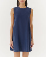 Silk Charmeuse Sleeveless Swing Dress-ATM-Mercantile Portland