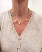 Turquoise Bead Necklace-Accessories-Ara Collection-OS-Mercantile Portland