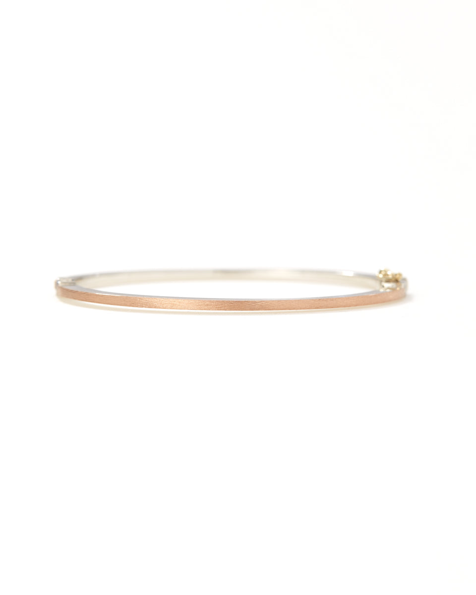 Twenty One 1.8mm Rose Gold Bangle-Jewelry-Rene Escobar-Mercantile Portland