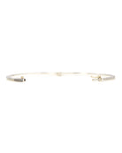 Twenty One 1.8mm White Gold Bangle-Jewelry-Rene Escobar-Mercantile Portland