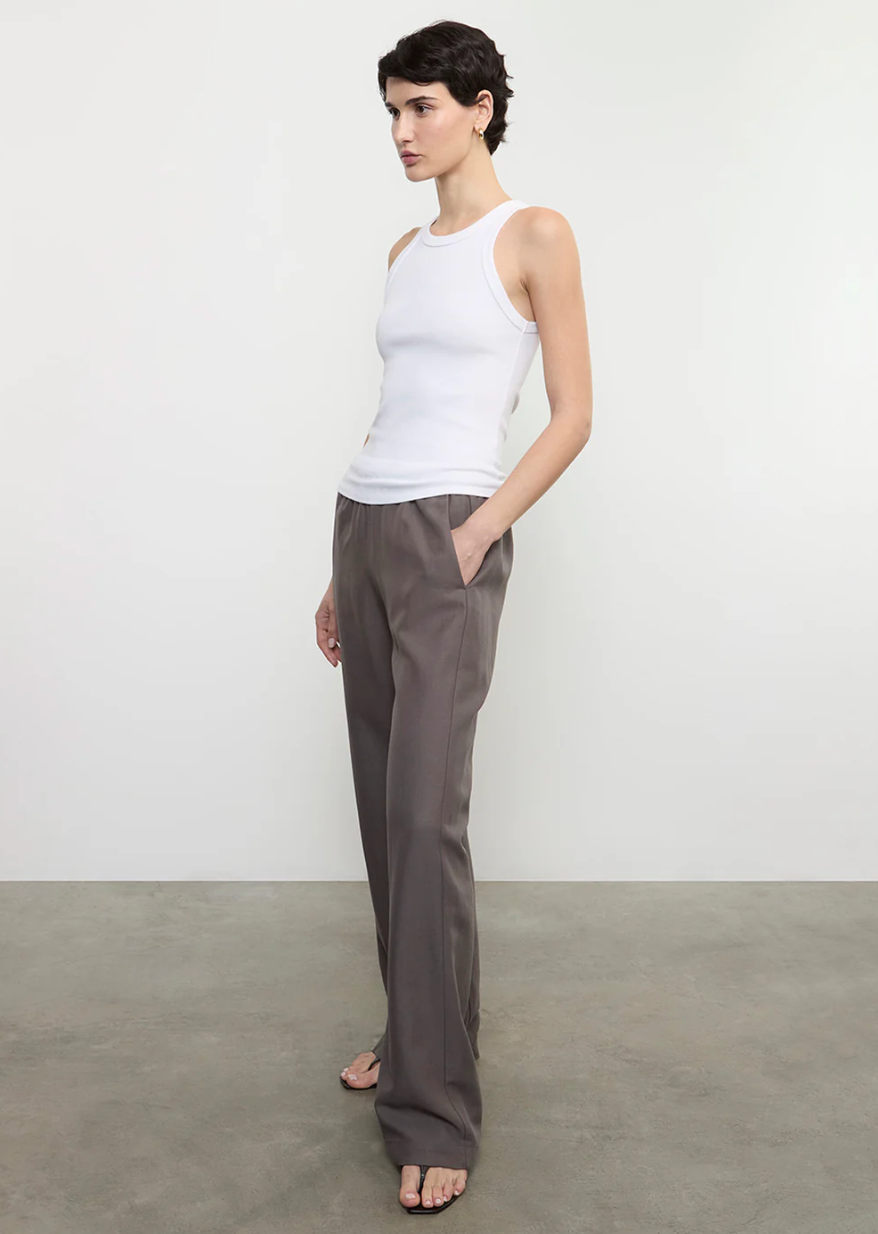 Twill Everywhere Pant-Clothing-Enza Costa-Iron-0-Mercantile Portland