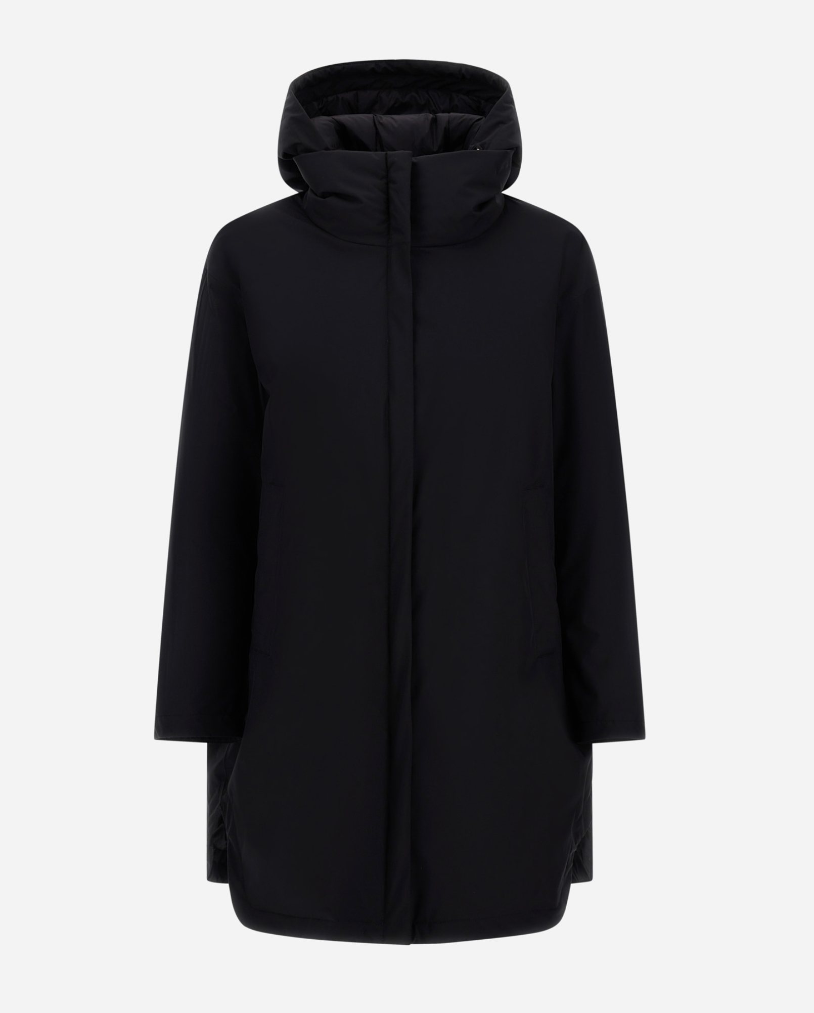 Two-Layer A-Shape Windstopper-Outerwear-Herno-Black-36-Mercantile Portland