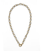 Two-Tone Circle Chain Necklace-Jewelry-Paula Rosen-OS-Mercantile Portland