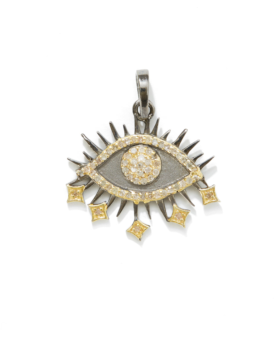 Two-Tone Eye Cleo Charm-Jewelry-Paula Rosen-OS-Mercantile Portland