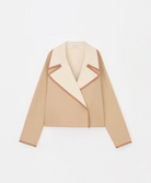 Two Tone Reversible Lapel Jacket-Outerwear-Lafayette 148-Birch/Raffia-XS-Mercantile Portland