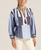 Tyro Blouse-Tops-Ilio Nema-Blue-XS-Mercantile Portland