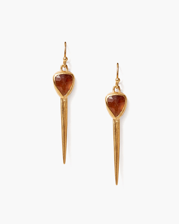 Rahel Dagger Earrings Hessonite-Chan Luu-Mercantile Portland