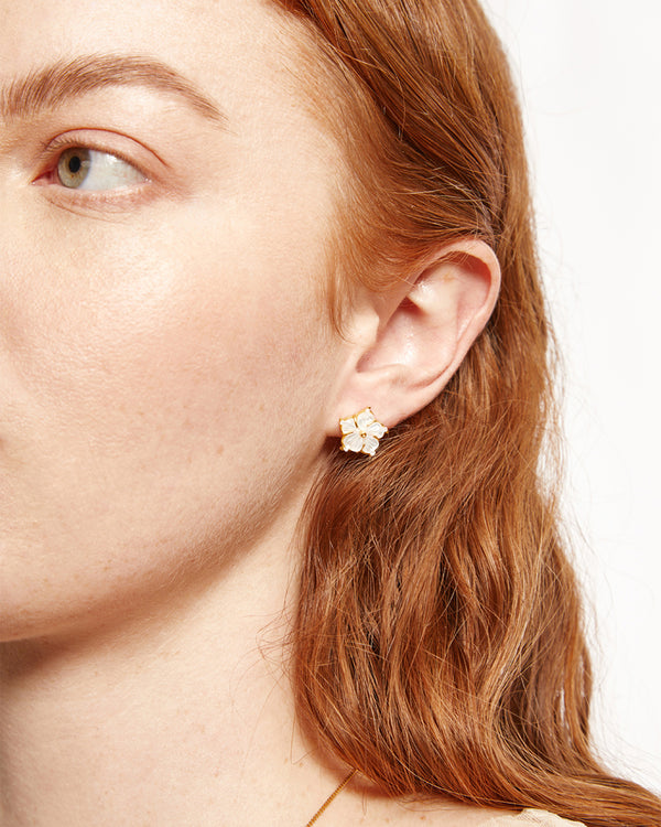 Plumeria Stud Earrings-Chan Luu-Mercantile Portland