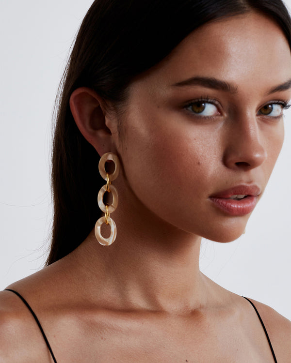 Tidepool Link Earrings-Chan Luu-Mercantile Portland