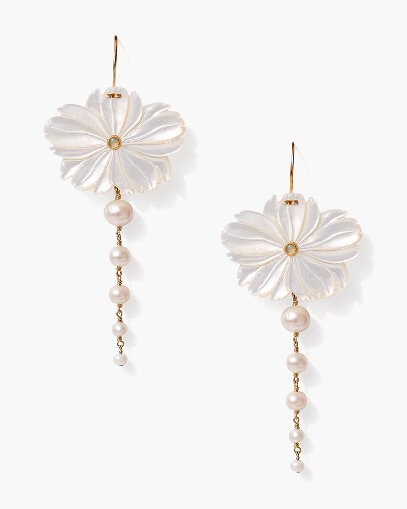 Magnolia Drop Earrings-Chan Luu-Mercantile Portland
