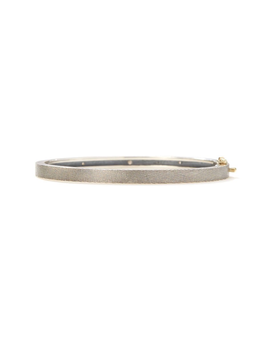 Valery Lux 4mm Sterling Silver Bangle-Accessories-Rene Escobar-Mercantile Portland