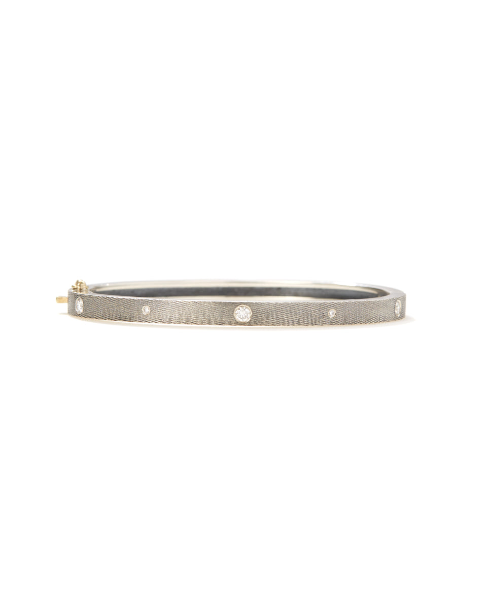 Valery Lux 4mm Sterling Silver Bangle-Accessories-Rene Escobar-Mercantile Portland