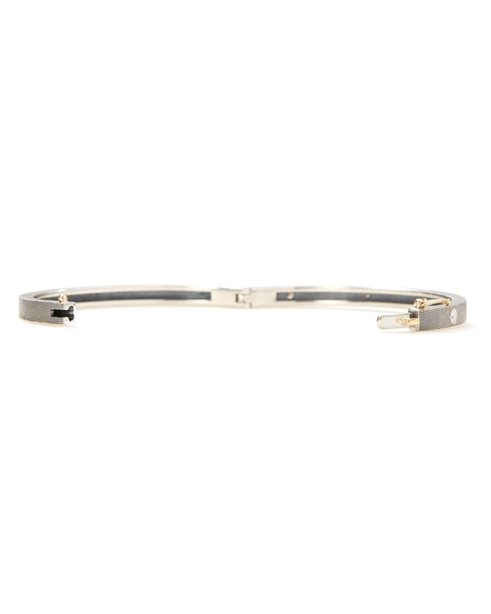 Valery Lux 4mm Sterling Silver Bangle-Jewelry-Rene Escobar-Mercantile Portland