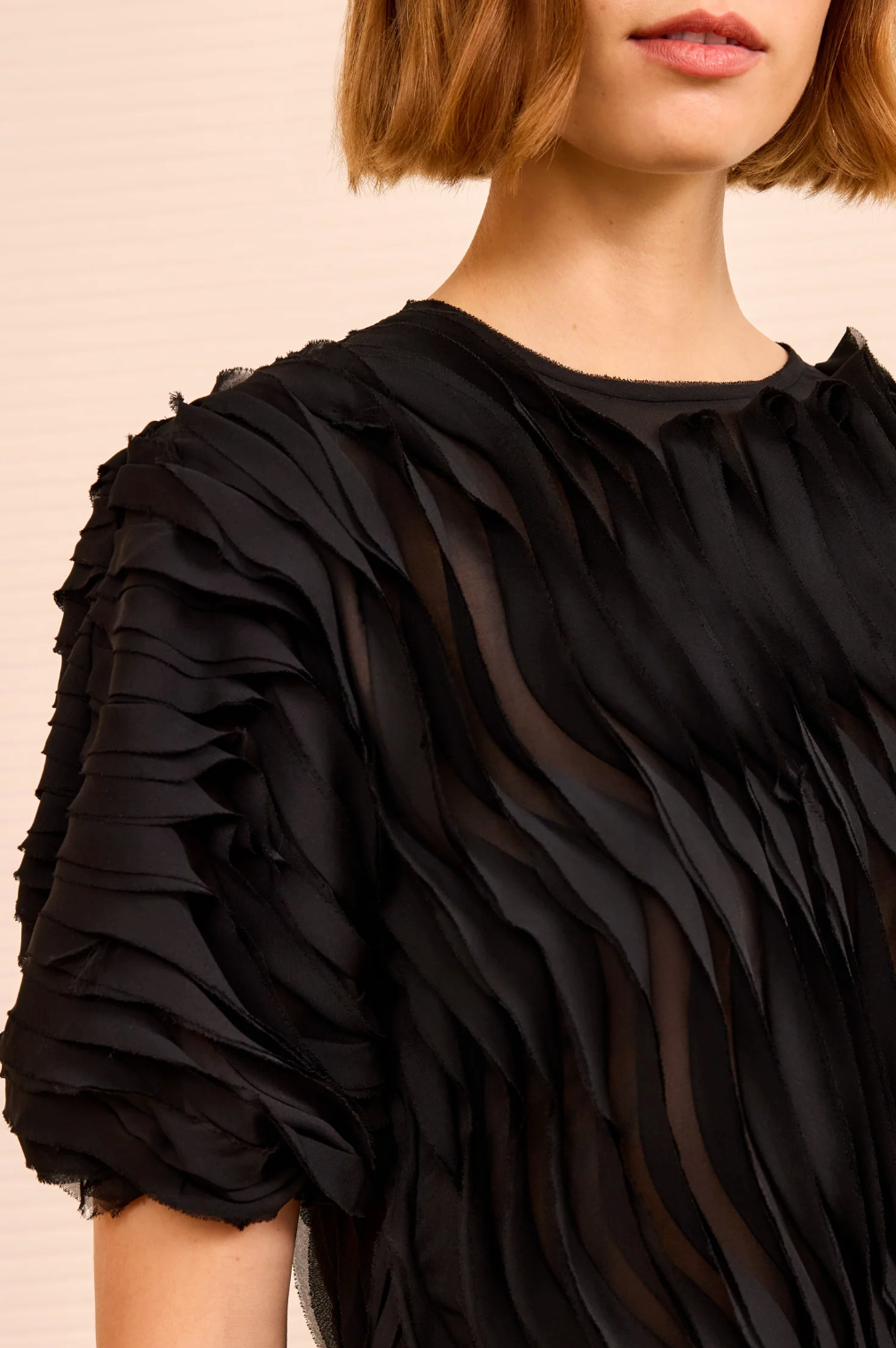 Vayda Top in Noir-Tops-Ulla Johnson-Noir-6-Mercantile Portland