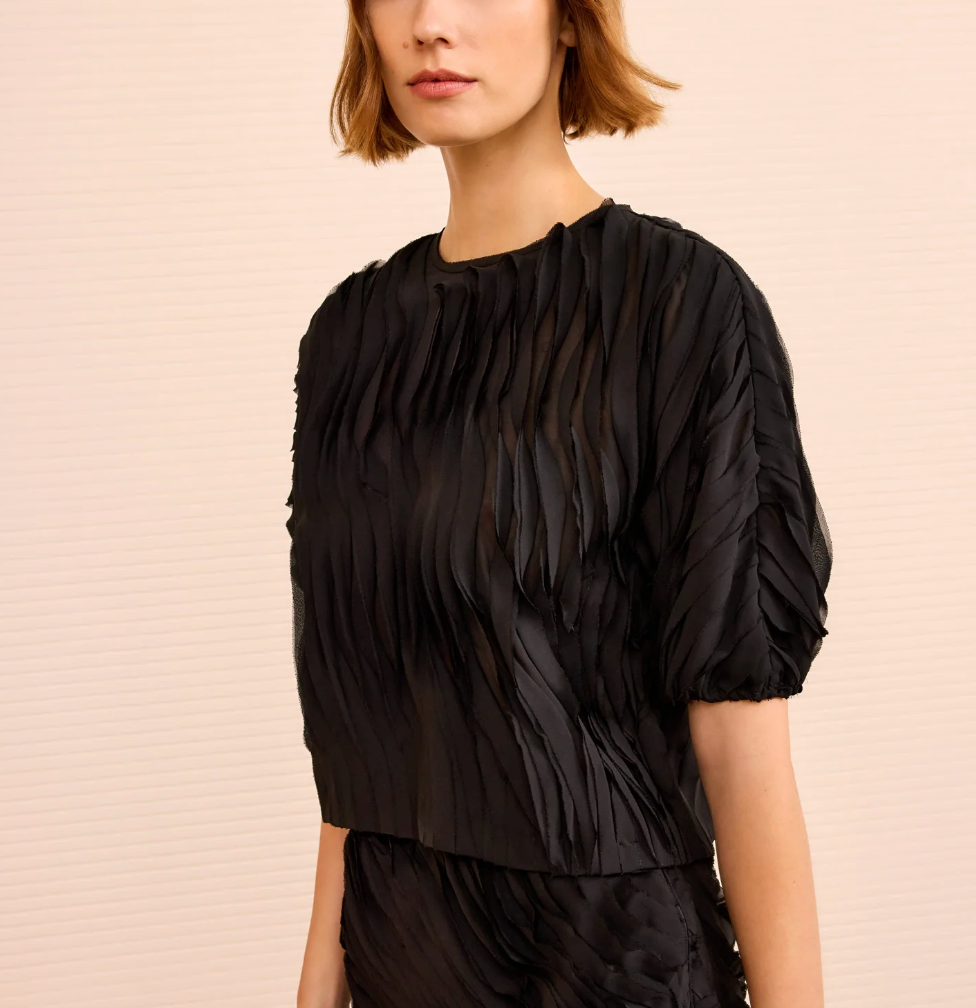 Vayda Top in Noir-Tops-Ulla Johnson-Noir-6-Mercantile Portland