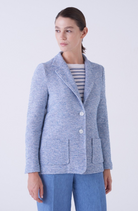 Venerdi Knit Blazer-Clothing-Amina Rubinacci-Blue-40-Mercantile Portland