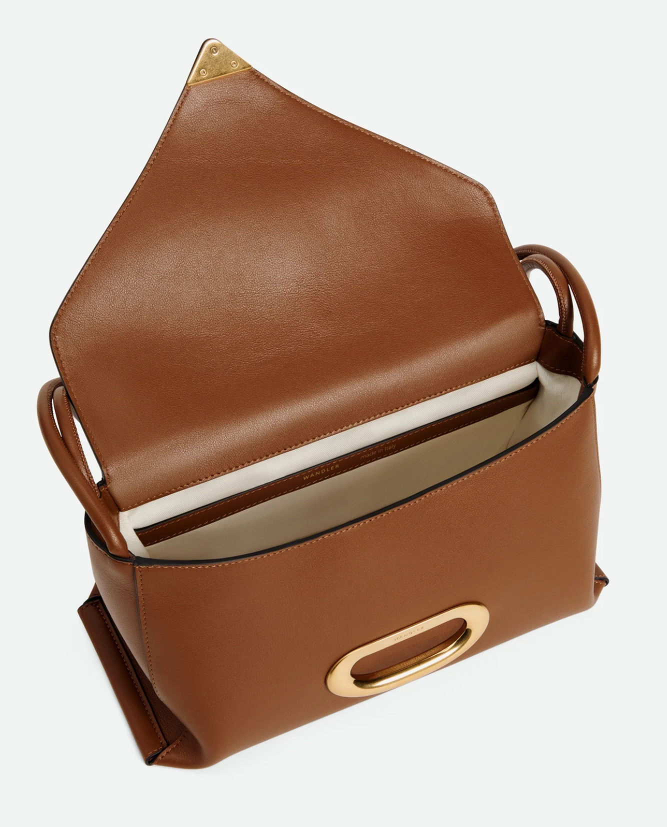 Veneto Small Crossbody-Handbags-Wandler-Saddle-Mercantile Portland