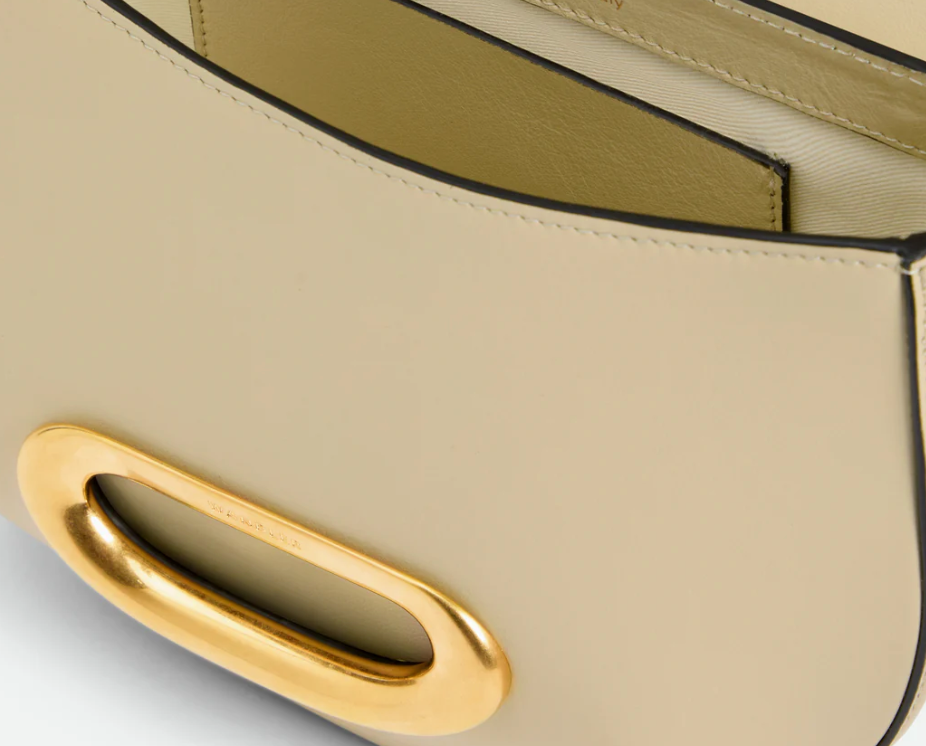 Veneto Small Crossbody in Linen & Saddle-Handbags-Wandler-Linen-Mercantile Portland