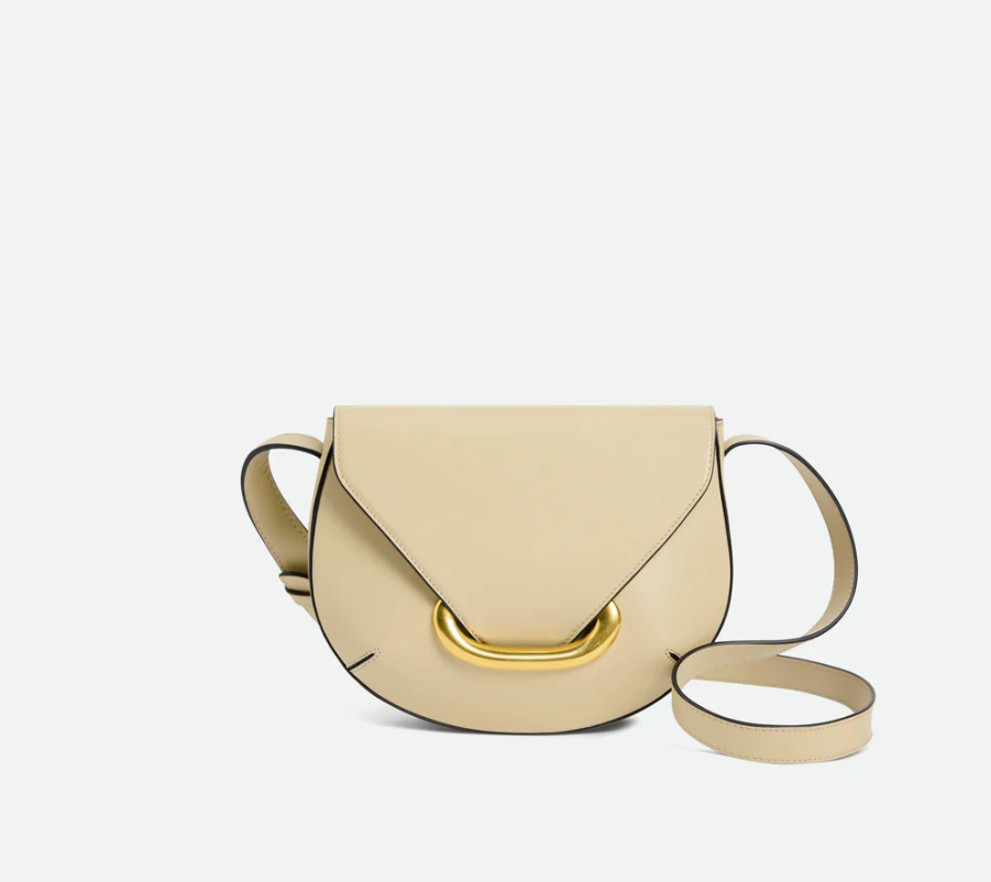 Veneto Small Crossbody in Linen & Saddle-Handbags-Wandler-Linen-Mercantile Portland