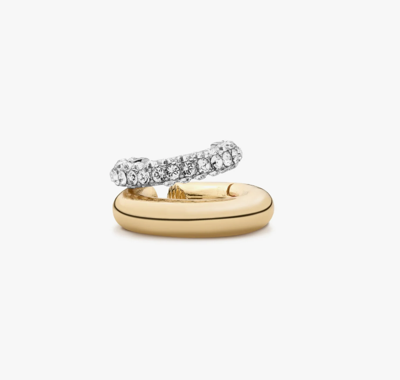 Vida Pavé Ear-Cuff-Jewelry-Demarson-Two Tone-OS-Mercantile Portland