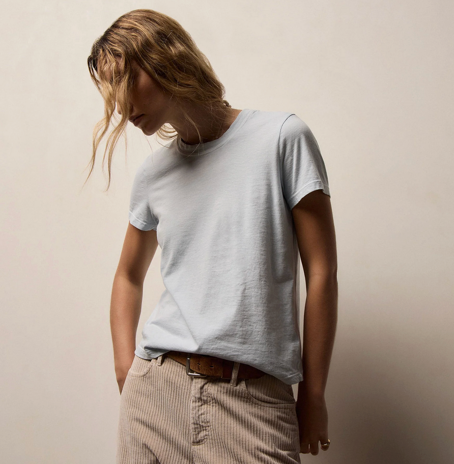 Vintage Little Boy Tee in Memory Pigment-T-Shirts-James Perse-0-Memory Pigment-Mercantile Portland