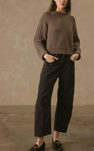 Violetta Chunky Ribbed Cotton Pullover-Sweaters-27 Miles-Driftwood-XS-Mercantile Portland