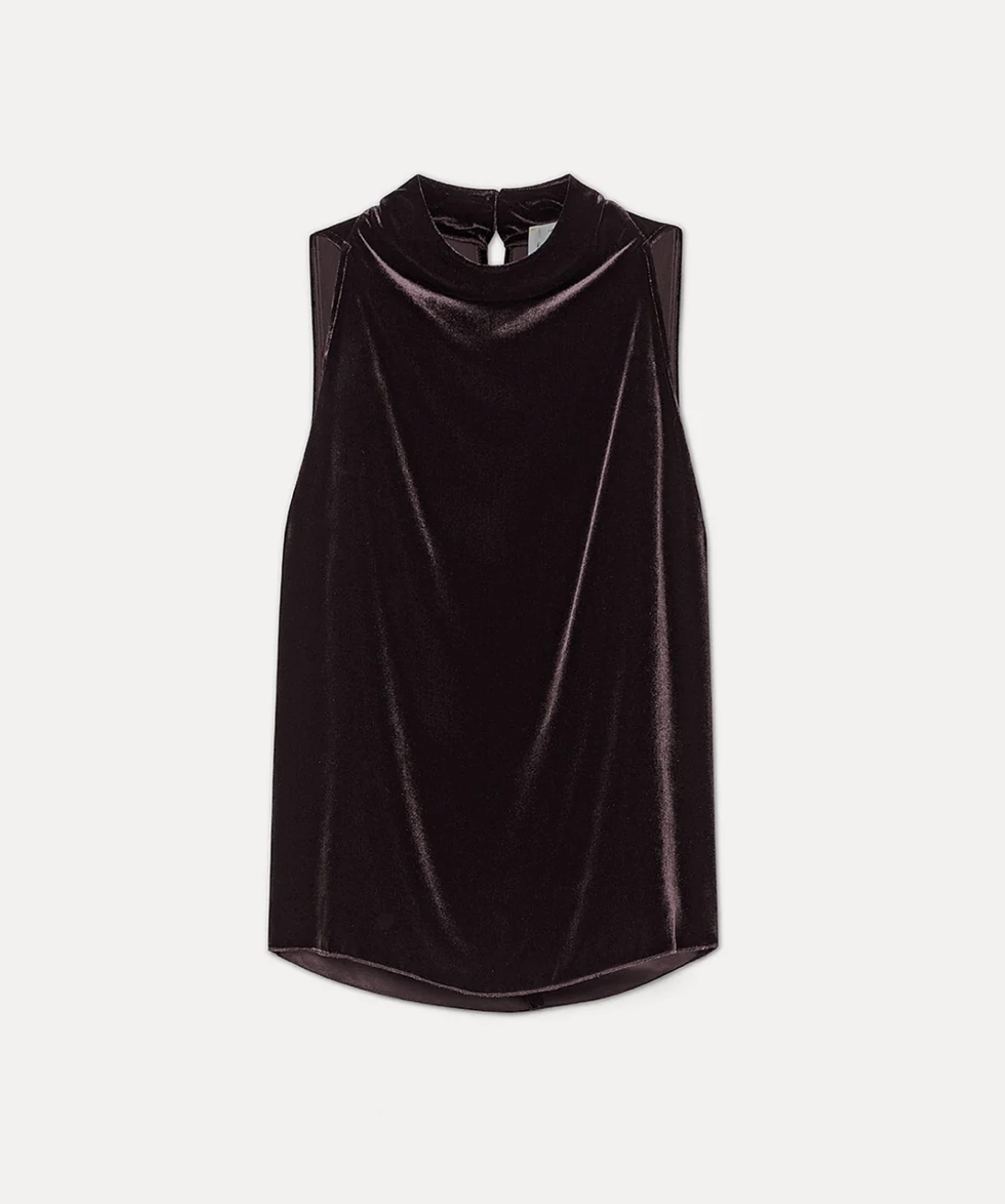 Viscose and Silk Velvet Top-Tops-Forte Forte-Fondant-0-Mercantile Portland