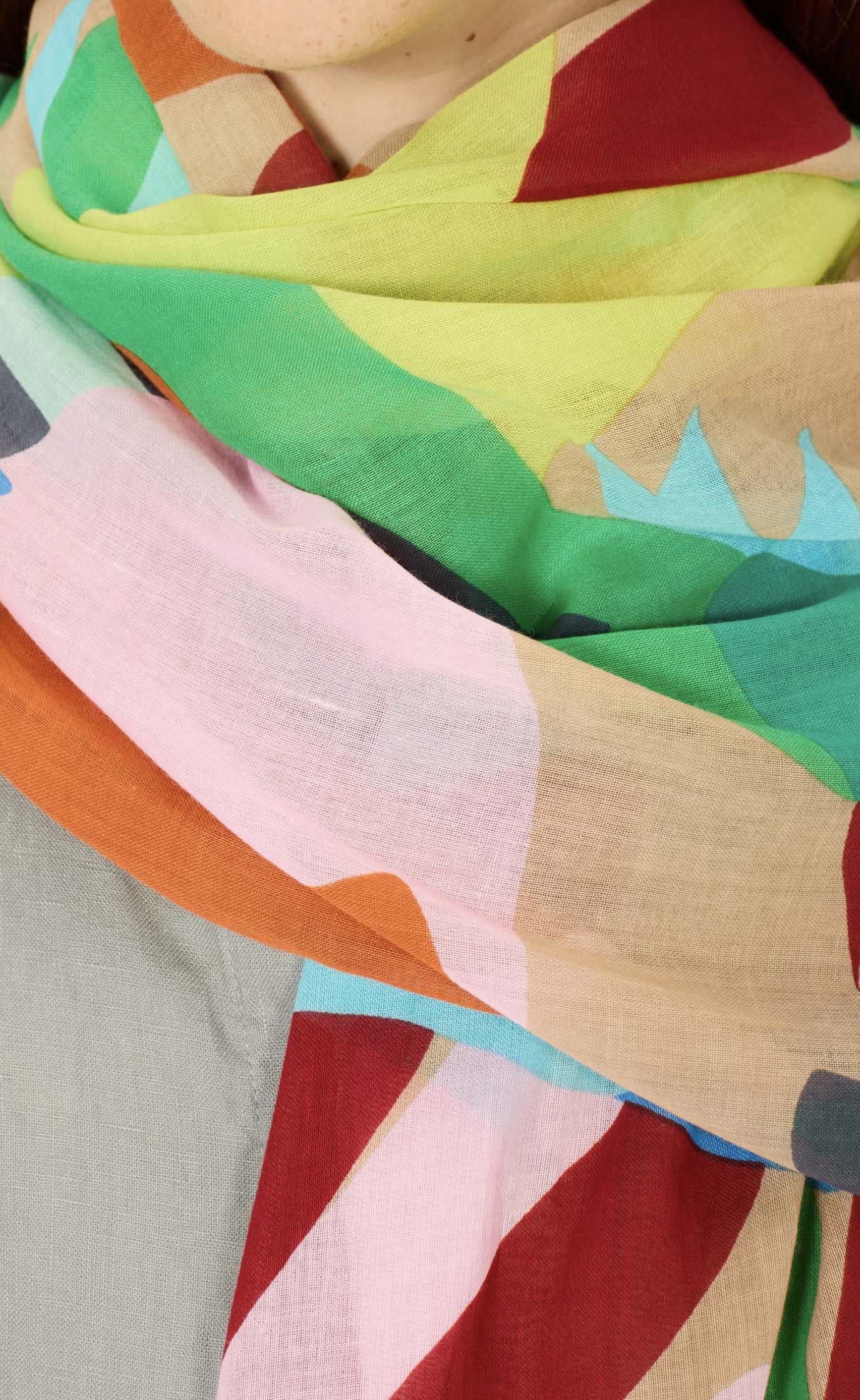 Voyage Scarf-Accessories-Inoui Editions-Natural-OS-Mercantile Portland