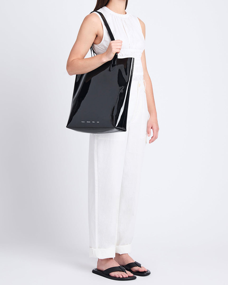 Walker Tote in Patent Leather-Handbags-Proenza Schouler White Label-OS-Mercantile Portland