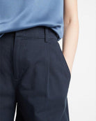 Washed Cotton Short-Shorts-Vince-Coastal Blue-00-Mercantile Portland