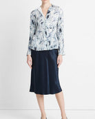 Washed Lily Pleated Blouse-Tops-Vince-Pale Azure-XXS-Mercantile Portland