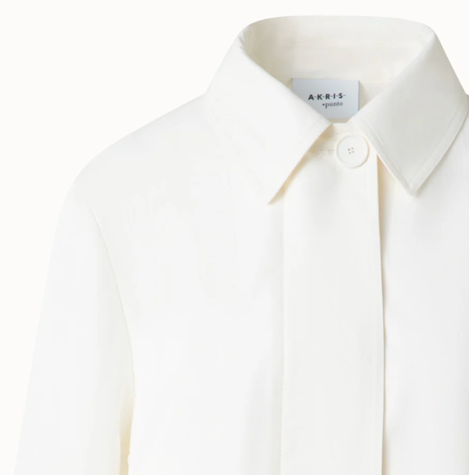 Water Repellent Jacket-Outerwear-Akris Punto-CREAM-2-Mercantile Portland