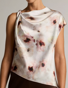 Watercolor Floral Satin Top-Tops-Vince-Soft Peony-S-Mercantile Portland
