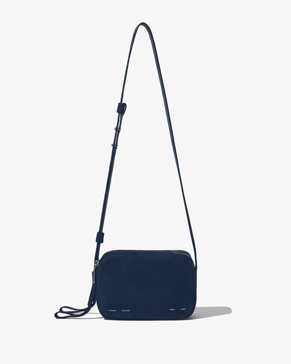 Watts Suede Camera Bag in Navy-Handbags-Proenza Schouler White Label-OS-Mercantile Portland