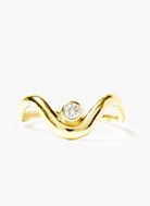 Wave Diamond Ring-Jewelry-Chan Luu-Mercantile Portland