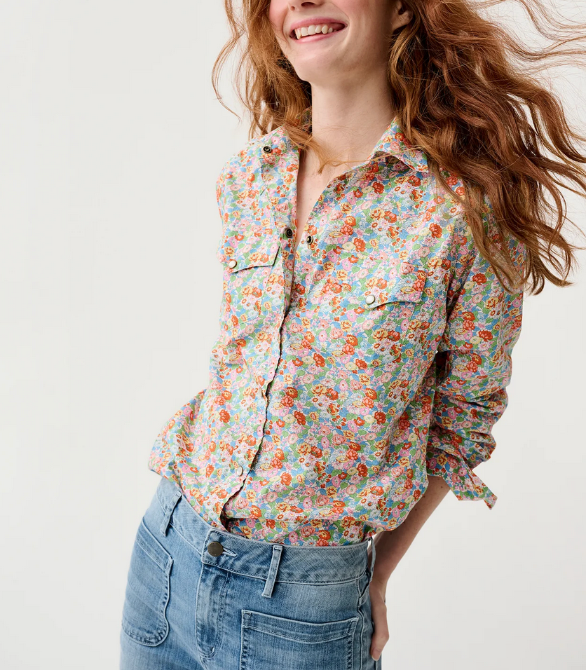 Western Shirt-Shirts-Mashburn-Leontyne Dream-S-Mercantile Portland