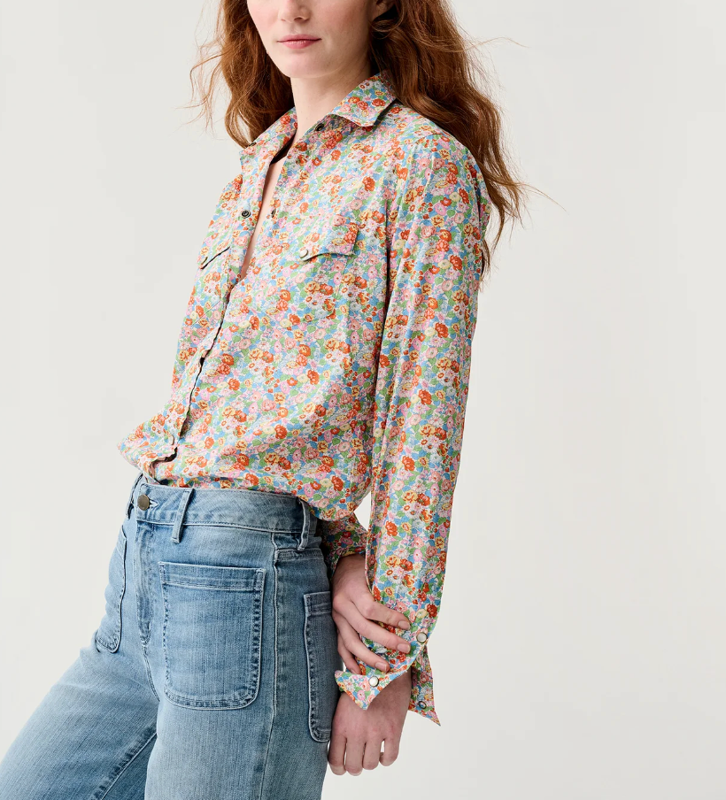 Western Shirt-Shirts-Mashburn-Leontyne Dream-S-Mercantile Portland